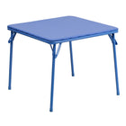 Flash Furniture Kids Folding Table - Blue-Multipurpose Kids Folding Table