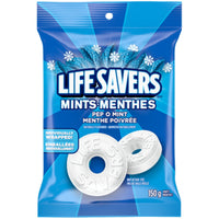 Life Savers Pep-O-Mint - 150g-Individually Wrapped Candy, Peppermint Flavour