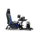 Next Level Racing Flight Simulator Boeing Commercial Edition - Blue/Black-Includes keyboard and mouse support for easy navigation with custom Next Level Racing keyboard and mouse pads