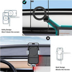 MyBat Magnetic Car Mount for Tesla Model 3 &Y - Sleek Black -Screen-Safe Silicone Bumpers - Cushions and protects your device and dashboard