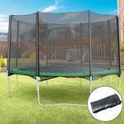 Soozier 12' Trampoline Net Enclosure with 8 Poles-Come with 8 poles, each pole with 2 piece total 16 tubes