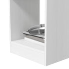 HOMCOM 55" L-Shaped Desk - White-Easy to clean furniture with smooth-coated and dust-resistant top surfaces 