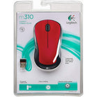 Logitech M310 Wireless Mouse - Glossy Red-So small and unobtrusive, you can plug it into a USB port and forget about it. Plus, you can say good-bye to worries about lost receivers