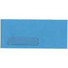 JAM Paper #10 Window Envelopes, 4 1/8 x 9.5, Brite Hue Blue Recycled, 500 Pack (5156476H)-Product Type: Brite Hue Recycled Window Envelope