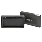 Club Rochelier Ladies Slim Clutch Wallet with Top Zipper - Black-RFID Protection