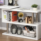 HOMCOM 55" L-Shaped Computer Desk - White-Easy to clean furniture with smooth-coated and dust-resistant top surfaces