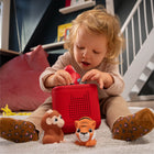 tonies My First tonies: Jungle 3-Piece Set-It’s simple: pick a My First Tonies, put it on top of the Toniebox, and squeeze an ear for sounds, songs & more!