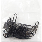 JAM Paper Colourful Standard Paper Clips - 1"- Black - 25 Pack-Colour: Black