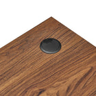 Modway Transmit 47" Wall Mount Corner Walnut Office Desk - Walnut White-9