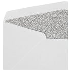 Jam Paper #10 Regular 24 lb Envelopes with Security Tint - 4 1/8" H x 9 1/2" W - White - 50 Pack-Color: This professional looking white envelope is made from quality 24lb paper and has a smooth finish. The security tint keeps the contents of this envelope hidden from view and light. Opaque and not see through. Standard Commercial Flap
