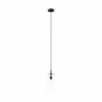 Modway Skylark Pendant Light - Clear/Black-Modern 1-Light Pendant