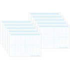 Ashley Productions Smart Poly PosterMat Pals Space Savers - 13" x 9-1/2" - 1/2" grid Blocks 468 Blocks - 10 Pack-It's a poster, it's a placemat, it's both! Great smaller size for easy use in the classroom, home, office, or on the go!