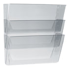 Storex Standard Wall Files Legal - Clear - 2 Pack-Clear