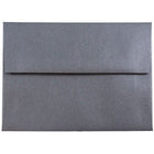 JAM Paper A6 Metallic Invitation Envelopes - 4.75" x 6.5" - Stardream Anthracite Black - 25 Pack -Colour: Stardream Anthracite