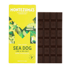 Montezuma’s Sea Dog Dark Chocolate with Lime & Sea Salt Bar - 90 g - 3 Pack-Made with 99% dark chocolate before flavour additions.
