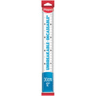 Maped Unbreakable Ruler with Double Graduation - 12"/30 cm - Transparent-Shock resistant