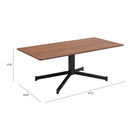 Zuo Mazzy Coffee Table - Brown-3 year limited warranty