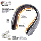 Handy Heater 450 W Heater - USB Rechargeable Personal Wearable Neckband - Silver-Comfort-heat technology provides gentle warmth