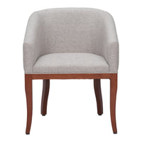 Zuo Serasa Dining Chair - Grey-Comfy and durable polyester fabric
