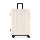 Bugatti The Classic Large Hardside Luggage - Egret-Made from a durable blend of ABS and polycarbonate composite