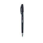 Staples Sonix Gel Pens - 0.7 mm - Black - 12 Pack-Rubberized barrel for no-slip writing comfort
