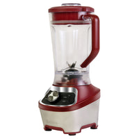 Kenmore - Mélangeur de 64 oz sur socle - rouge -Bocal de mélange de 1,9 L (8 tasses) 