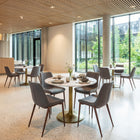 Zuo Magnus Dining Chair - Slate Grey/Walnut - Set of 2-Chair Weight Capacity: Supports up to 285 lb