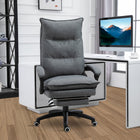 Vinsetto High Back Recliner Office Chair with Footrest-Adjustable height can match your desk or your sitting habit