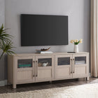 Hudson&Canal Holbrook TV Stand for TV's up to 75" - Alder White-Features easy assembly
