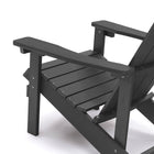 Backyard Lifestyles Adirondack Chair - Black-The Beauty of Wood Without the Maintenance.