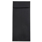 JAM Paper #10 Policy Envelopes, 4 1/8 x 9.5, Black Linen Recycled, 100 Pack (v01218g)-Black