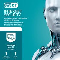 Eset Internet Security - 1-User - 1-Year Sleeve - PC/Mac/Android-Antivirus and Antispyware: Provides proactive protection against all types of online and offline threats, including viruses, ransomware, spyware, and phishing attacks