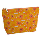 Staples Gold Canvas Pouch Pencil Cases - Assorted Designs-Assorted designs: Pup Print, Ditsy Floral, Rainbow, and Large Floral (design choice not available for online orders)