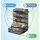 ShoppingAll Mesh Desk Organizer with 9 Compartments-6