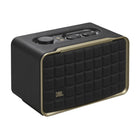 JBL Authentics 200 - Smart Home Speaker with Wi-Fi, Bluetooth and Voice Assistants-Fill any room in your house with stereo sound. A pair of 25mm tweeters bring out the details in your music, while the full-range 5 inch woofer and downfiring 6 inch passive radiator deliver deep bass. These top-grade components ensure you’ll get the perfect audio balance, no matter what kind of music you’re listening to.