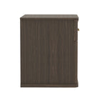 Manhattan Comfort Clifford Traditional 1-Drawer Nightstand - Walnut-Home Assembly Required (All Hardware Included)