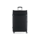 Bugatti 3-Piece Softside Luggage Set - Black-Maximum manoeuvrability in any direction with the double 360-degree spinner wheels (8 wheels). Precise control and smooth, quiet rolling.