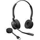 Jabra Engage 55 SE Stereo Wireless DECT On-Ear Headset - Teams-Durable USB DECT adapter is designed for portability