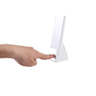 Konnect Battery Powered LED Desk Lamp - White-Flip open design allows lamp head to adjust 180 degrees to easily position light zone