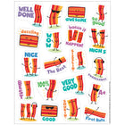Eureka Bacon Scented Stickers - 6 Packs of 80-Bacon scent