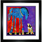 Adoration by Jenny Foster - Framed Print - 36" x 36"-High-quality art print professionally matted and framed