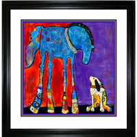 Adoration by Jenny Foster - Framed Print - 36" x 36"-High-quality art print professionally matted and framed