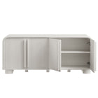 Modway Bellamy 63" Curved 4-Door Sideboard Cabinet - Ash-Assembly Required