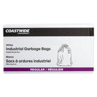 Coastwide Professional Garbage Bags - Utility - 20" W x 22" L - White - 500 Pack-Individually folded for easy dispensing