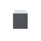 Modway Vitality 36" Bathroom Vanity - Grey/White-Ceramic Sink With Integrated Countertop