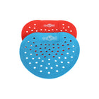 Globe Commercial Vinyl Urinal Screen - Bubble Gum scent - 10 Pack-Helps to prevent clogging