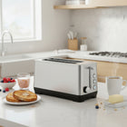 JS Gourmet 4-Slice Long Slot Toaster - Stainless Steel-Adjustable browning control