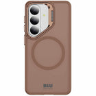 Blu Element Chromatic Kick with Magnets Cell Phone Case for Galaxy S26 - Brown-Drop tested 300 times from 8 feet