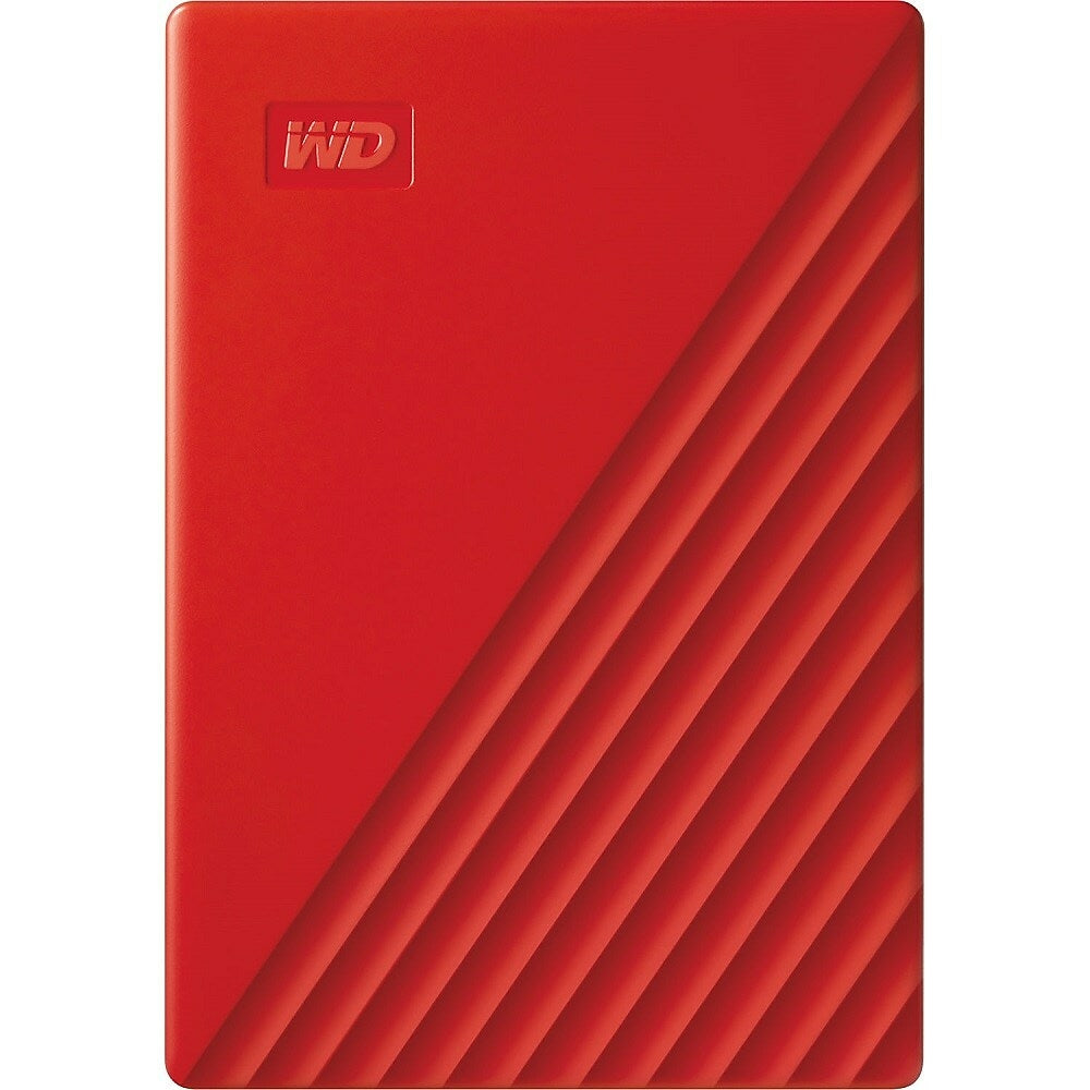 Western Digital 2TB My Passport Portable Hard Drive USB 3.0 - Red
