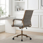 Zuo Auction Office Chair - Grey-Dimensions: 26.8" L x 24.4" W x 41.3" H